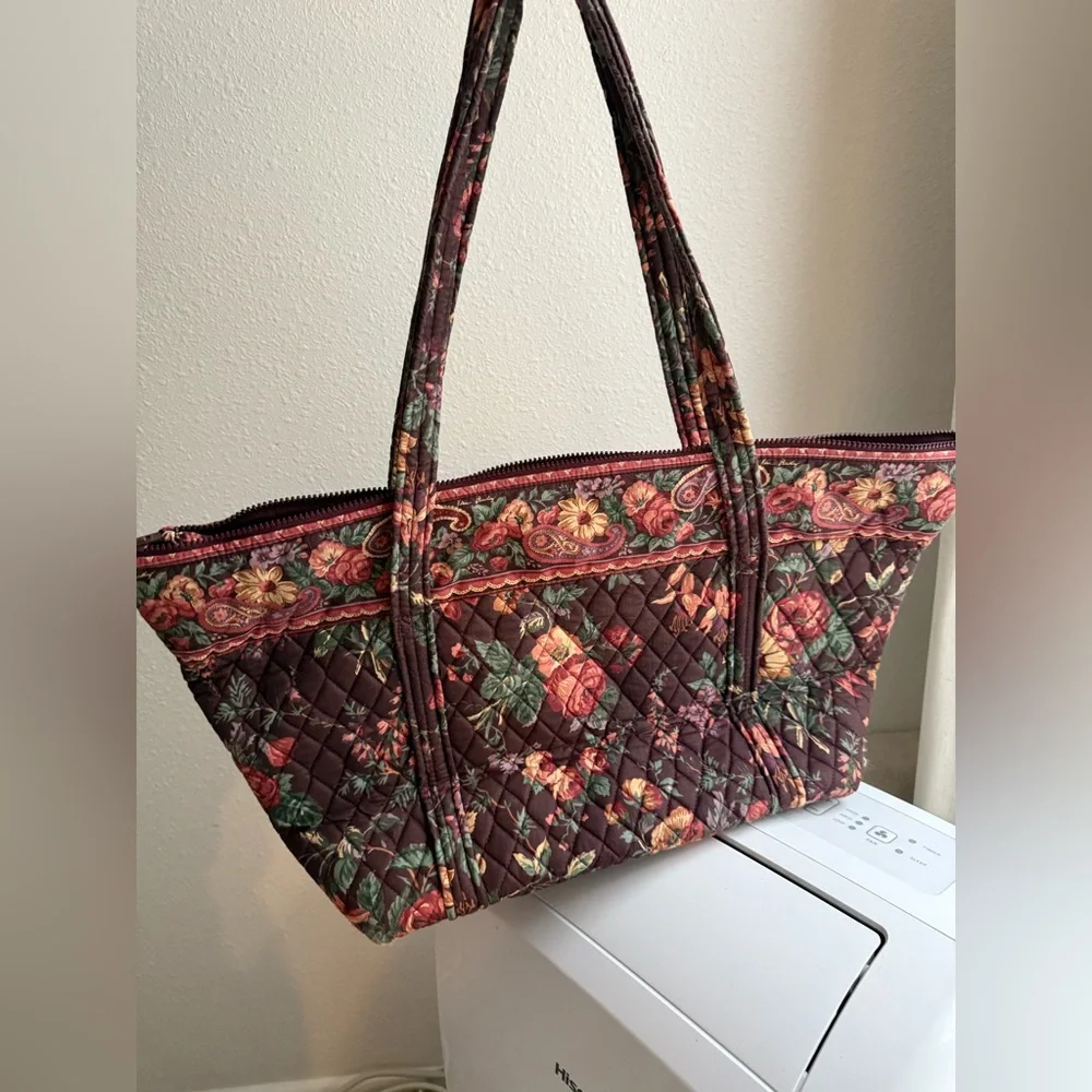 1993 Vintage Vera Bradley LARGE tote in pattern “Wildwood” Rare - Picture 14 of 14